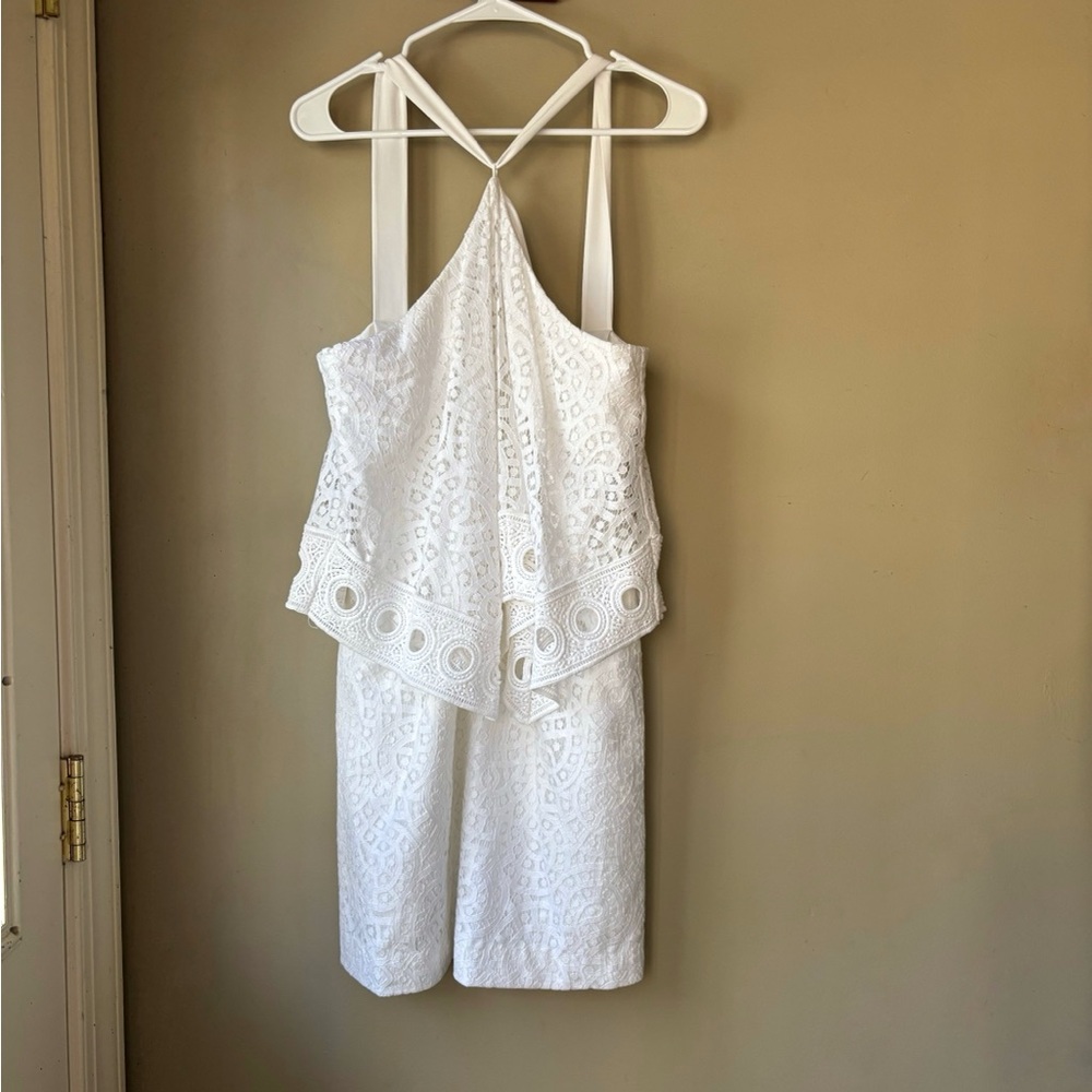 Lilly Pulitzer Pearson White Lace Dress 12 NWT